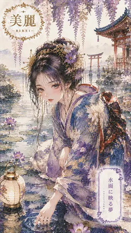 水面に映る夢と花簪 thumbnail