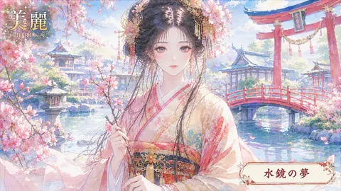 桜映す水鏡の麗人 thumbnail
