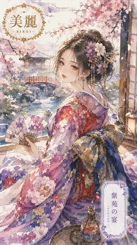 桜庭に佇む美麗の姫 thumbnail