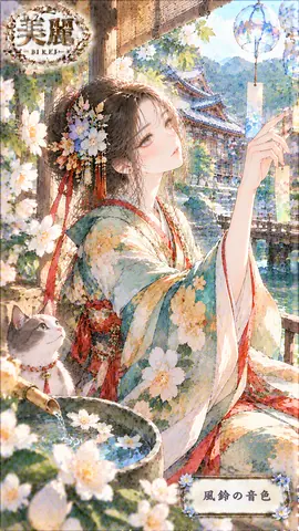 風鈴と花に包まれた麗しき庭園 thumbnail