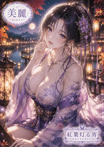 月夜に灯る紅葉の宵 thumbnail