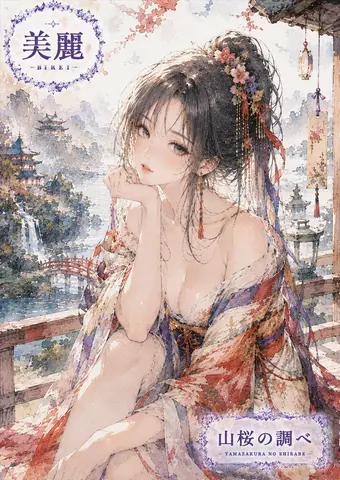 山桜の調べ、麗しき水彩美人 thumbnail