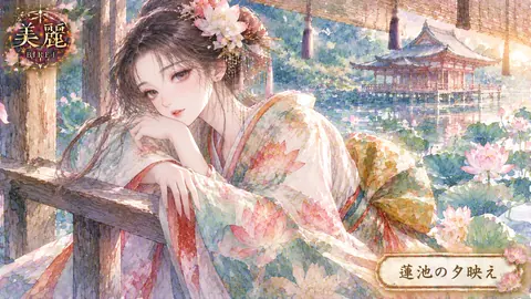 蓮池に佇む美麗な姫 thumbnail