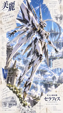 蒼天を舞う白金の機械天使 thumbnail
