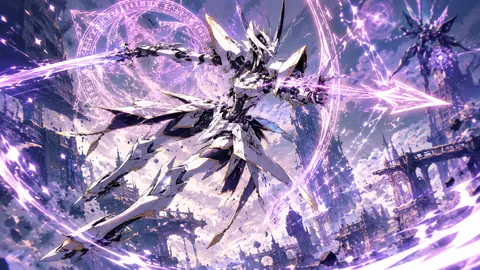 紫電舞う空中都市の白金騎士 thumbnail