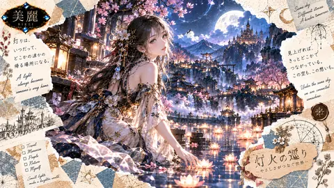灯火がつなぐ月夜の物語 thumbnail