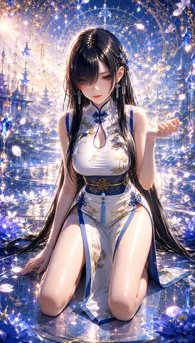 青金の天宮に咲く乙女 thumbnail