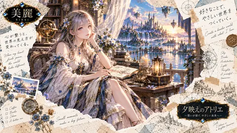 夕映えのアトリエと浮遊都市 thumbnail