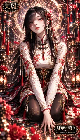 紅蓮の月華と美麗の契り thumbnail