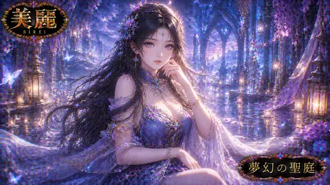 幻想の聖庭に佇む紫晶の姫 thumbnail