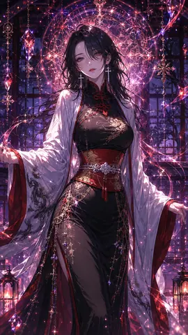 赤紫の魔法陣と黒衣の巫女 thumbnail