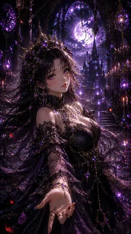 月夜のゴシック宮殿の紫晶姫 thumbnail