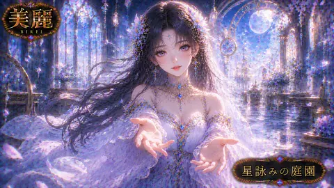 星詠みの庭園で誘う麗しき乙女 thumbnail