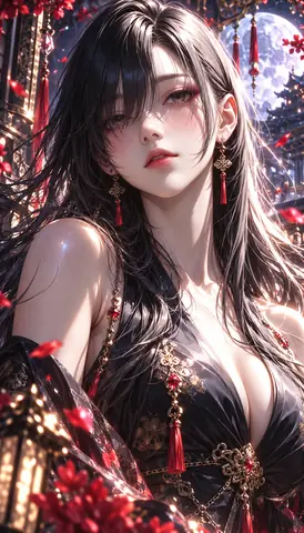月下に舞う紅の花嫁 thumbnail