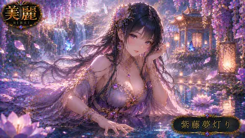 紫藤夢灯りの幻想庭園 thumbnail