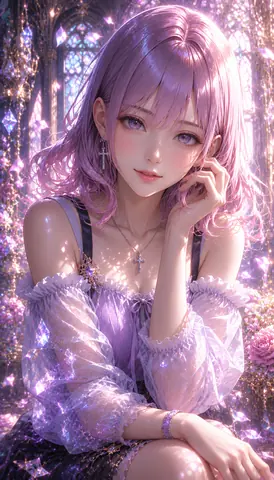 きらめく大聖堂のラベンダー姫 thumbnail