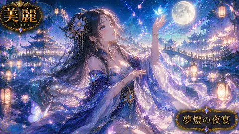 月夜に舞う夢灯りの姫君 thumbnail