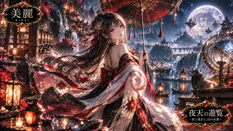 月夜に舞う幻想水都の美麗姫 thumbnail