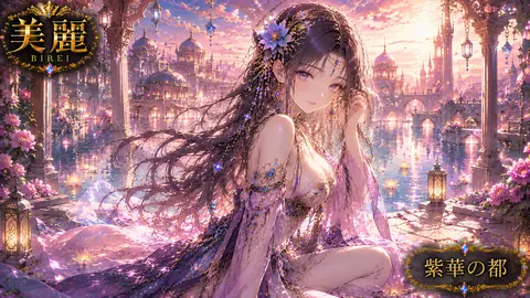 紫華の都、夕映えの花舞台 thumbnail