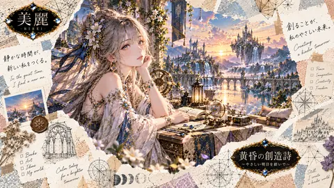 黄昏に紡ぐ、やさしい創造詩 thumbnail