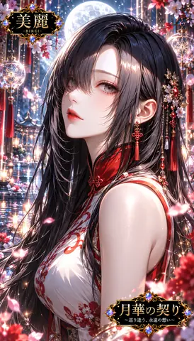 月華の契り、幻想夜桜の麗人 thumbnail