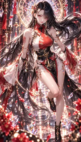 紅蓮の曼荼羅に舞う幻想の華 thumbnail