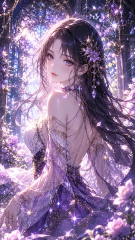 幻想の花園に佇む紫晶の姫 thumbnail