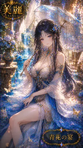 青い薔薇と蝶の幻想庭園 thumbnail