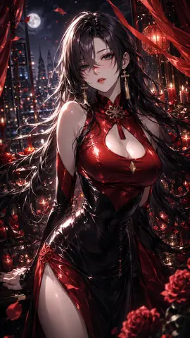 月夜に舞う紅薔薇の令嬢 thumbnail