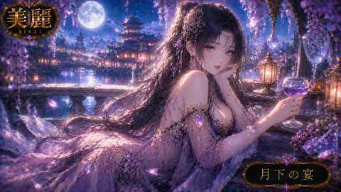 月下の宴、紫煌めく幻想都市 thumbnail