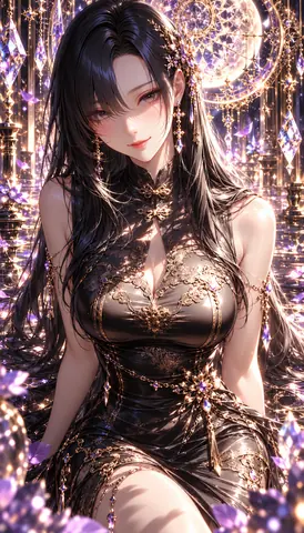月光に輝く紫晶の貴婦人 thumbnail
