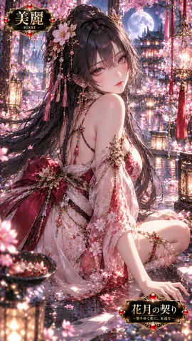 月夜の桜と花月の契り thumbnail