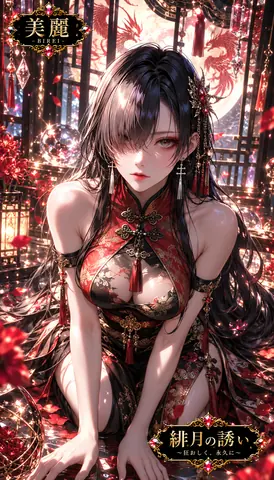 月影の緋華、幻想の花魁姫 thumbnail
