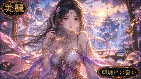桜舞う夕暮れの幻想花嫁 thumbnail
