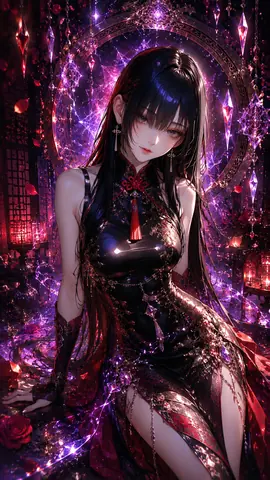 紫炎の魔法陣と黒衣の巫女 thumbnail