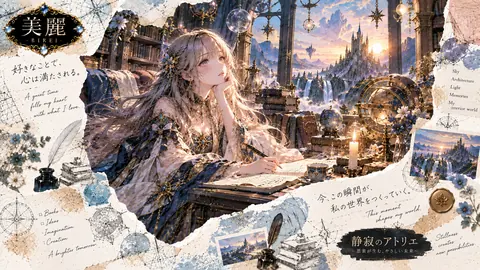 静寂のアトリエと星空の図書室 thumbnail