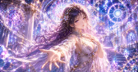幻想晶宮の紫髪の女神 thumbnail