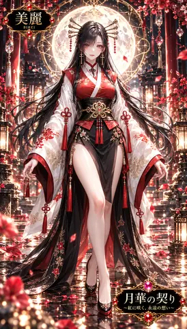 月華に咲く紅の美麗姫 thumbnail
