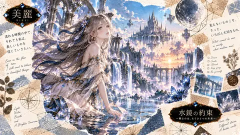 水鏡の約束、蒼い幻想世界 thumbnail