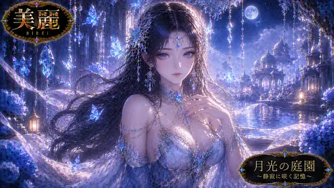 月光の庭園と幻想の花嫁 thumbnail