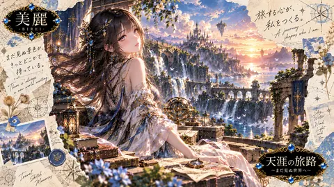 美麗な滝都と旅する乙女 thumbnail