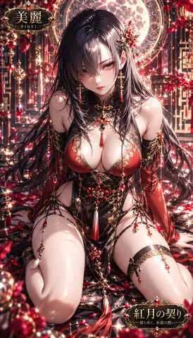 紅月の契り、幻想の美麗姿 thumbnail