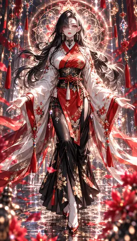 紅蓮の曼荼羅に舞う巫女 thumbnail