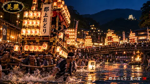 郡上おどり、灯籠彩る夏祭り thumbnail