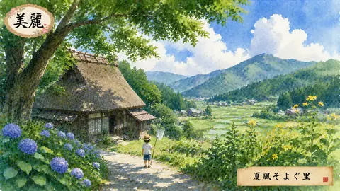 夏風そよぐ里の風景 thumbnail