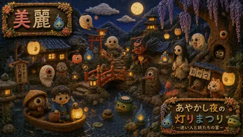 粘土細工の妖怪夜祭り1 thumbnail