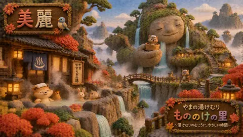 粘土細工の幻想温泉郷と石の巨人 thumbnail