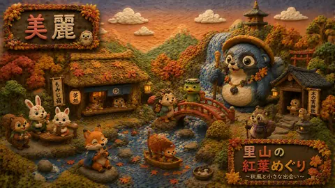 粘土細工の秋色里山めぐり thumbnail