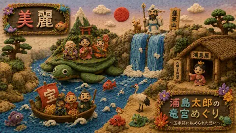 粘土細工の浦島太郎竜宮めぐり thumbnail