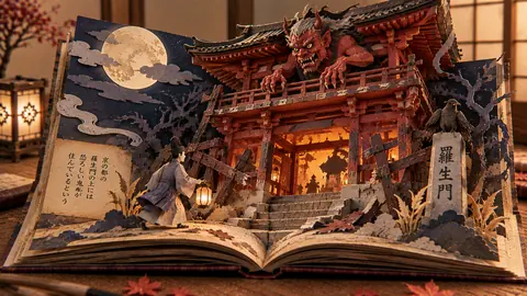 羅生門の鬼と月夜の飛び出す絵本 thumbnail